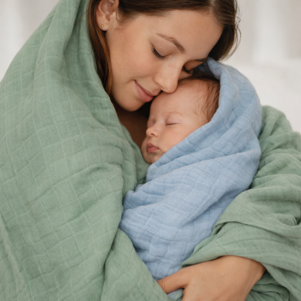 Ręcznik muślinowy 4-warstwowy 150x90 cm